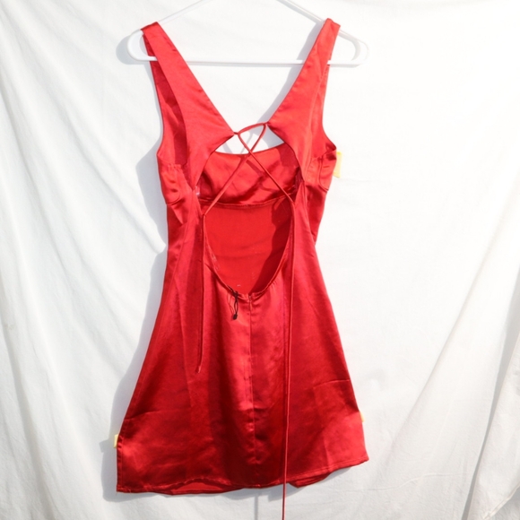 PRINCESS  Poly Cobie Mini Dress Red Size 4 Valentines Day ! - Picture 7 of 13